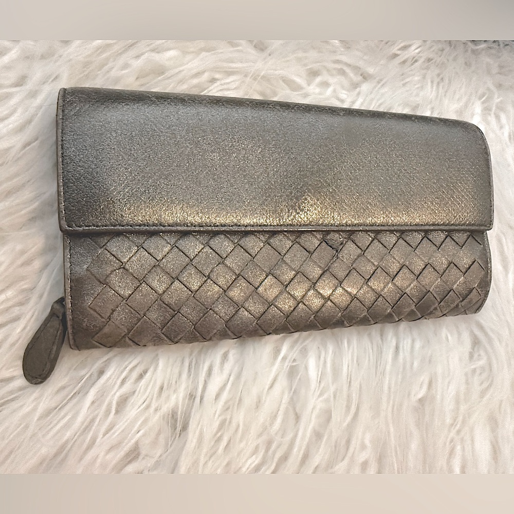 ⭐️💲SOLD💲⭐️ Bottega Veneta intrecciato Leather vintage weave wallet - Picture 14 of 14